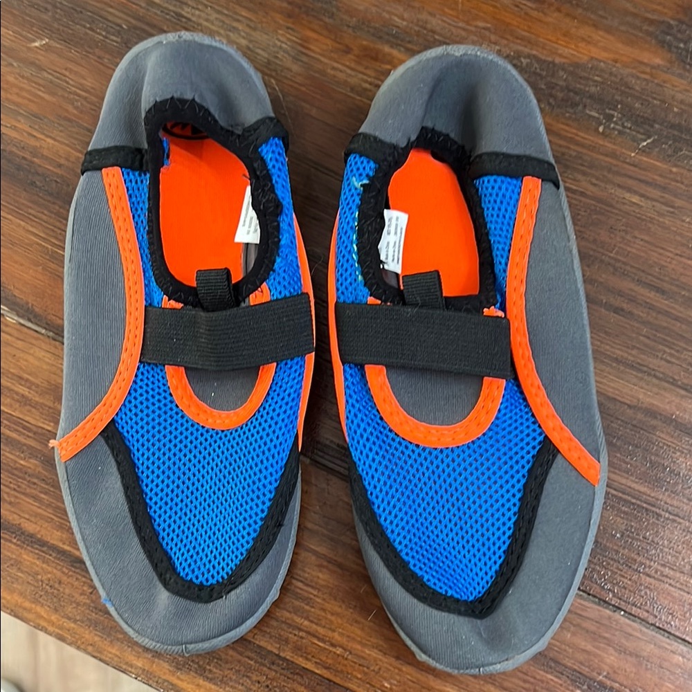 Athletic Works Blue and Gray Water Shoes Slip-On Comfort